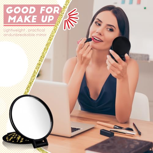 Weysat 48 Pcs Inspirational Small Compact Mirrors Bulk Gifts, Be Proud Gifts for Women Office Employee Coworker Staff, Bulk Pocket Makeup Hand Mirrors for Purse for Galentines Valentines Party Favors