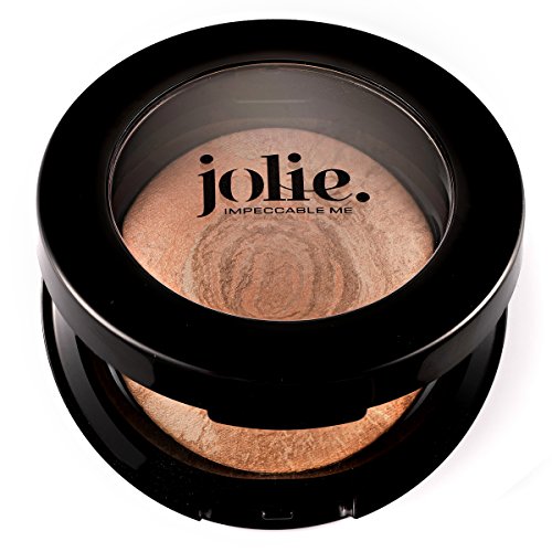 JOLIE Marbleized Baked Finishing Powder Bronzer & Highlighter Satin Glow
