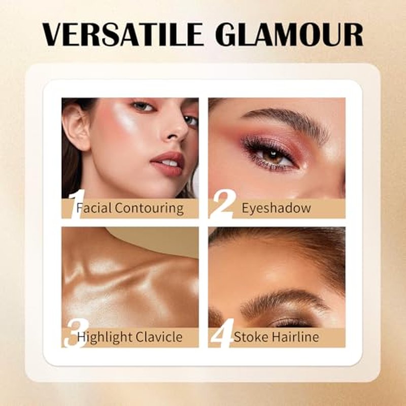 6 Colors Cream Contour Stick Set,Double-ended Cream Bronzer Stick,Highlighter Stick,Blush Stick,Professional Highlighter Makeup Contour Kit,Easy to Sculp Contorno Maquillaje£¨Set A£©