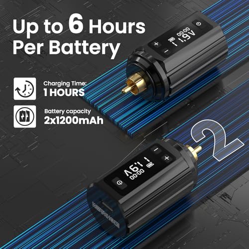 Wormhole Wireless Tattoo Gun Kit WTK293 for Beginners and Artists