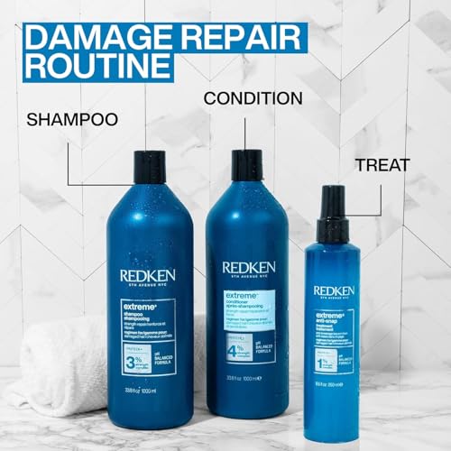 Redken Extreme Conditioner For Damaged Hair - Strengthen & Protect Damaged Hair, Infused With Proteins