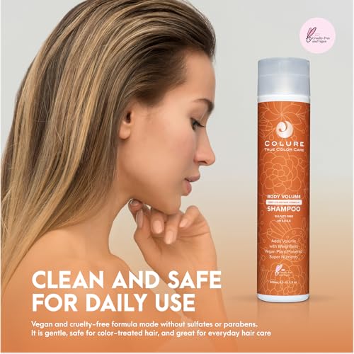 COLURE Volumizing Body Shampoo 10 Fl Oz - Sulfate-Free Thinning Hair Wash - Variation of THIS listing
