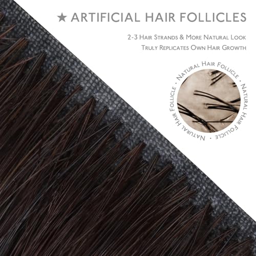 14 Inch 130g Seamless Clip-In Hair Extensions Natural Black - Invisible Edge