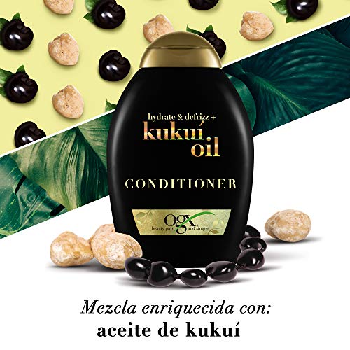 OGX Kukui Oil Conditioner, Hydrate & Defrizz, 13 Ounces