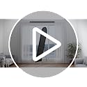NEWBULIG Gold Arched Full Length Floor Mirror 64x21 Inches - Full Body Standing Mirror