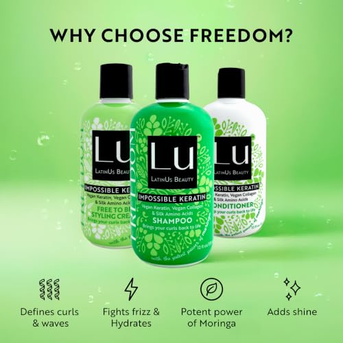 LATINUS Lu by LatinUs Beauty Freedom Curl & Wave Shampoo Set 32oz