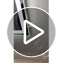 Hasipu Lighted Vanity Mirror with Lights - 22.8 x 18 Inches Dimmable LED Makeup Mirror, Touch Control, Gold