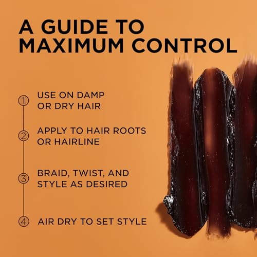 African Pride Black Castor Miracle Extra Hold Braid Gel with Coconut Oil - 3 Pack, 12oz Each