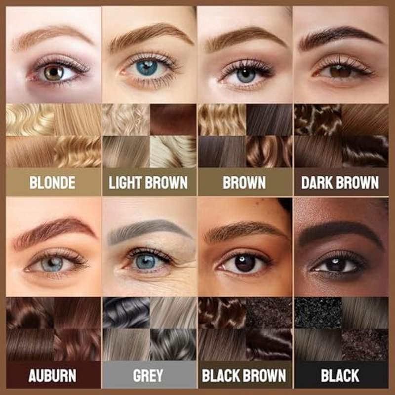 iMethod Eyebrow Pen - Eyebrow Pencil,2-in-1 Eyeliner Dual-Ended Brush-Tip Microblading 4d Eyebrow Pencils for women,Long Lasting Waterproof Hair-Like Brow Pencil,with Eyebrow Brush,DarkBrown
