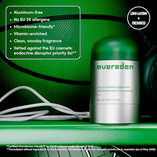 Evereden Kids Deodorant Duo - Aluminum-Free Microbiome-Friendly for Puberty & Active Boys & Girls