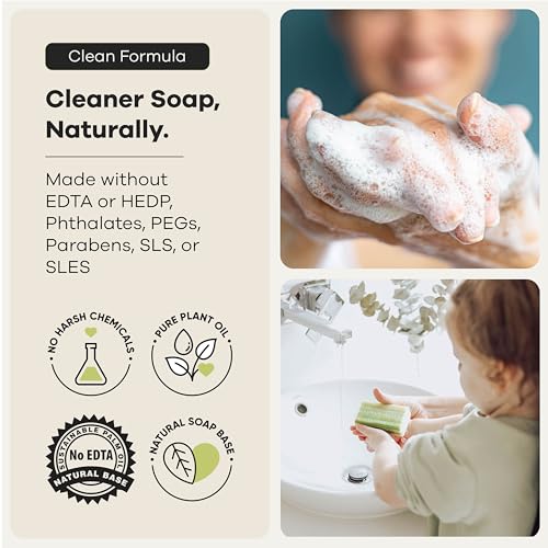 Goat's Milk & Soya Bean Organic Soap Bars - Pack of 8, 6.6 oz, Sensitive Skin