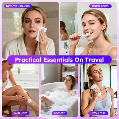 11-in-1 Travel Toiletry Kit Bulk 5 Pack - Personal Hygiene & Accessories