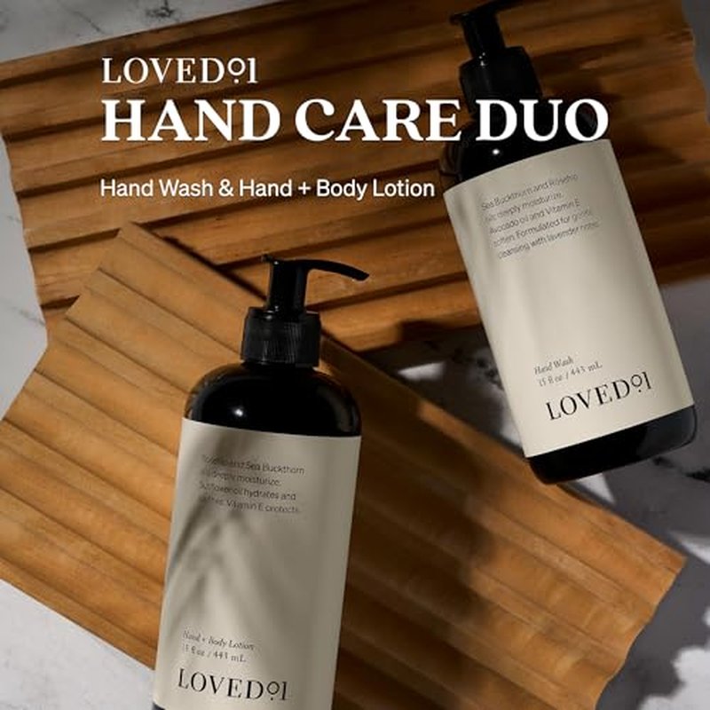 Loved01 Hand Wash, John Legend Skincare, Liquid Hand Soap, Gentle & Hydrating, Cruelty-Free, Oprah's Favorite Things, Formulated with Nourishing Oils, First Love Lavender Scent, 15 oz