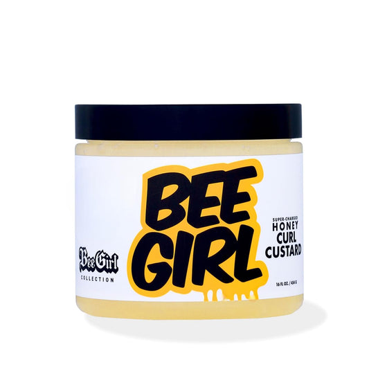 New Bee Girl Collection Honey Curl Custard, Super-Charged Moisturizing Hair Cream, 16 fl oz