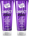 Semi-Permanent Hair Color Purple - Ammonia-Free, Vegan, 8 Fl Oz Pack of 2