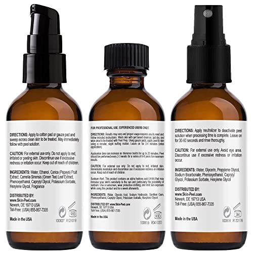 MedPeel Glycolic Acid 30% Chemical Peel at Home Kit ? Includes Peel, Prep & Neutralizer ? Light Strength Chemical Peel for Fine Lines, Wrinkles & Radiant Skin ? Suitable for All Skin Tones