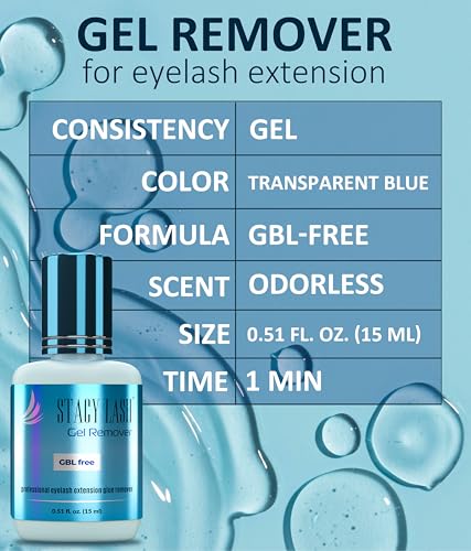Eyelash Extension Glue & Gel Remover Bundle - Fast Drying, Long-Lasting Adhesive for Professionals