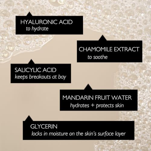 Hydrating Face Toner with Hyaluronic & Salicylic Acid - Mandarin & Chamomile, Natural Vegan