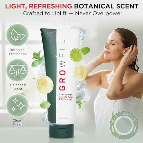 GroWell Hair Repair Conditioner with Biotin & Keratin - Natural / 8 Fl Oz