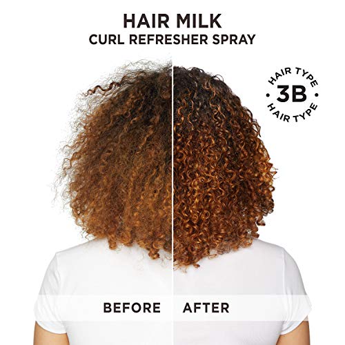 Carol's Daughter Hair Milk Curl Refresher Spray for Coils and Waves,with Agave,Sweet Almond and Wheat Protein,10 fl oz,(Pack of 2)