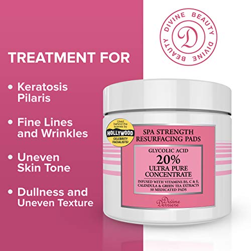 Save 30% on Glycolic Acid Peel 40% & Glycolic Resurfacing Pads Set - This Ultra Potent Duo Will Purify Your Skin & Eliminate Wrinkles, Acne Scarring For a Clear & Glowing Complexion