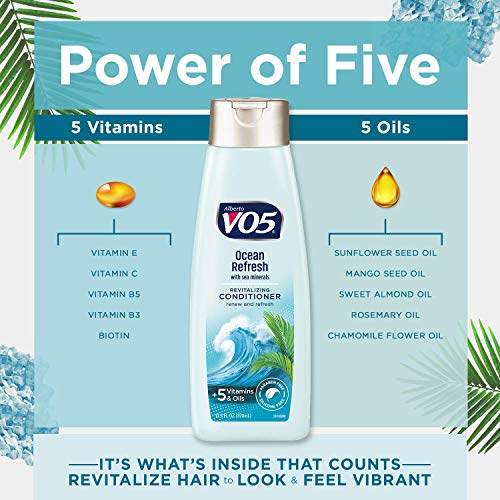 VO5 Ocean Refresh Revitalizing Conditioner - 12.5 Fl Oz - Sea Minerals Leaves Hair Looking Vibrant and Beautiful