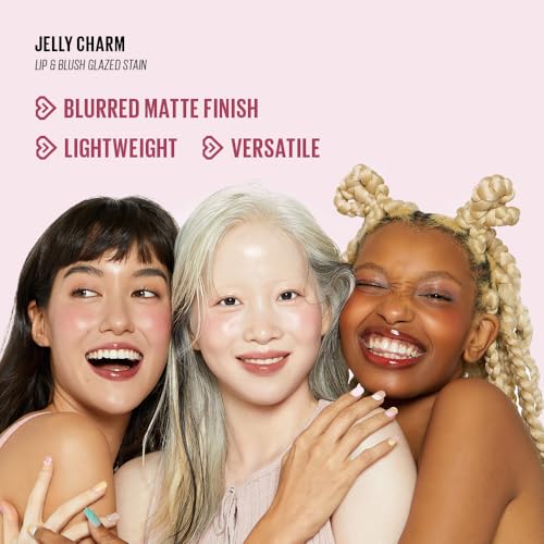 Kaja Lip & Blush Jelly Charm 05 Peach Fizz - Cream Tinted Lip & Cheek Stain
