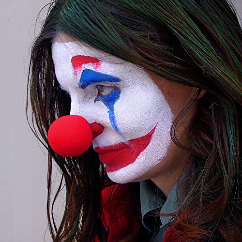 Deluxe Chaos Clown Makeup Kit - Complete 11-Piece Halloween Costume Set