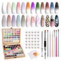 66 Colors Gel Nail Polish Palette Multi-Color Ombre Nail Art Kit