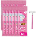 Disposable Women's Razors with 2 Blades & Pastel Handles - Pack of 10