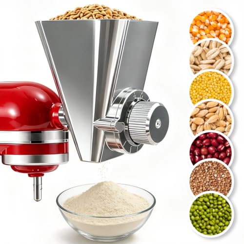KitchenAid Grain Mill Attachment for Food Grinding, Flour & Wheat Milling