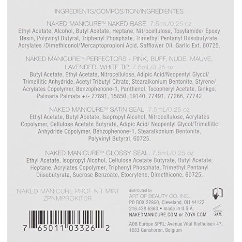 ZOYA Mini Pro Kit Coat, Assorted,0.25 Fl Oz (Pack of 9)