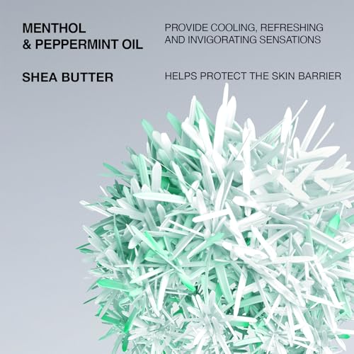 Lab Series Men's Grooming Cooling Shaving Cream with Menthol & Shea Butter- Hydrates & Protects Skin from Irritation - Skin Care for Men
