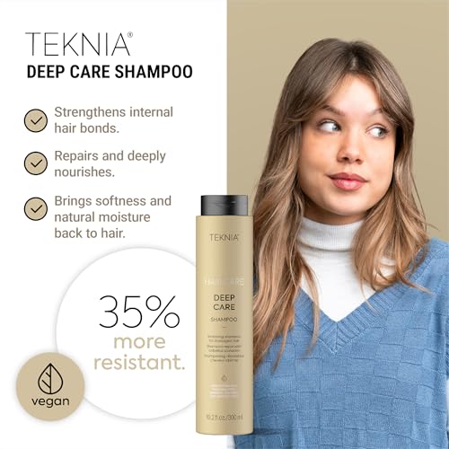 Lakmé Teknia Deep Care Repairing Shampoo 10.2 Fl Oz for Damaged Hair
