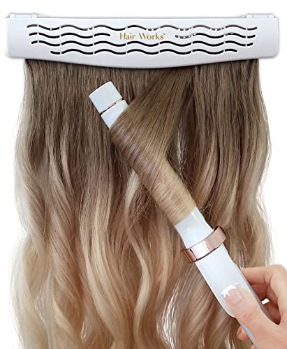 White 4-in-1 Hair Extension Style Caddy - Portable Waterproof Hair Organizer
