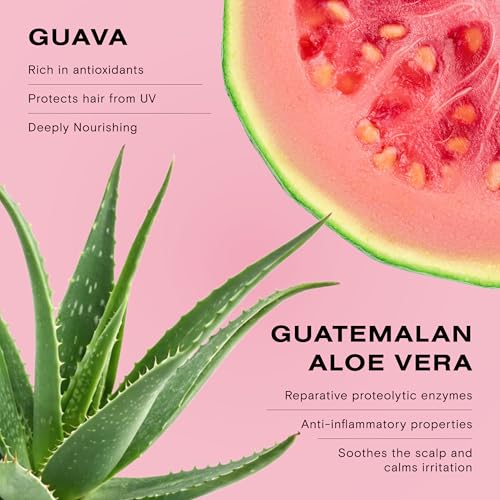 Guava Color Protect & Damage Repair Shampoo - Hydrating & UV Shield, 1.69 fl oz