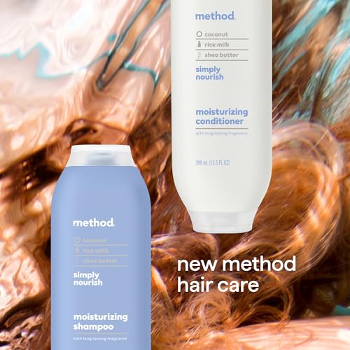 Method Body Wash & Hair Care Gift Set - Paraben & Phthalate-Free, Recycled Plastic Bottles, Nourishing Coconut & Shea Scent, Sample & Gift