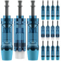15Pcs Microneedling Pen Cartridges for Dr Pen M8S, A11, 0.25mm, 5x36Pin & 5x18Pin & 5xRound Nano - Home Use