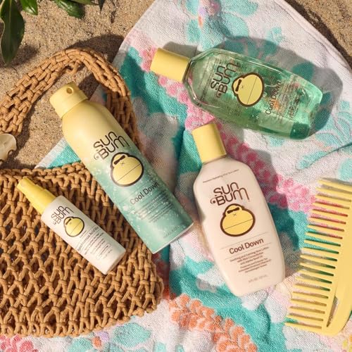 Sun Bum Aloe Vera Gel After Sun Care 8 Fl Oz Pack of 2 - Soothes Sunburn & Hydrates Skin