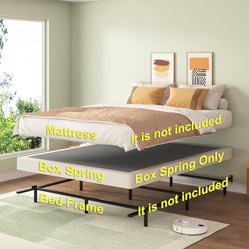 Full Size Box Spring - Low Profile 5 Inch Heavy Duty Mattress Foundation