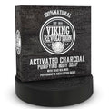 Viking Revolution Skin Cleaning Agent Activated Charcoal Soap for Men w/Dead Sea Mud, Body and Face, Cleanser,Cleansing Blackheads - Peppermint & Eucalyptus Scent 6 Oz (Pack of 1)