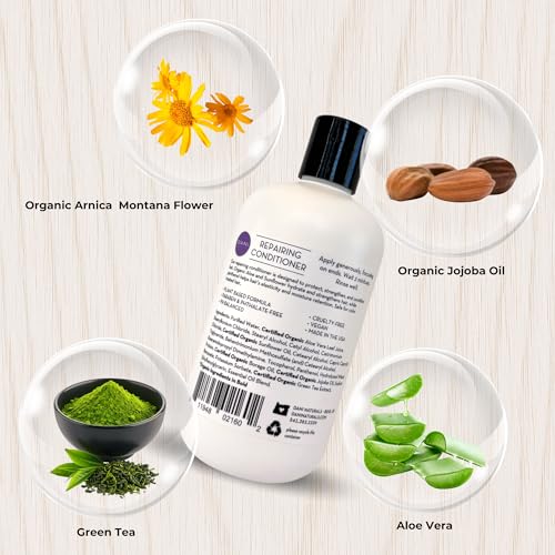 DANI Naturals Lemongrass Lavender Conditioner - Sulfate-Free, Vegan, 12 Fl Oz