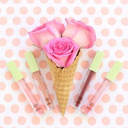 Pixi LipLift Max | Volumizing Lip Plumper with Peptides, Jojoba Oil & Aloe | Glossy Finish with Cooling Mint Tingle | Wear Alone or Over Lipstick | Sheer Rose | 0.09 oz/ 2.7g