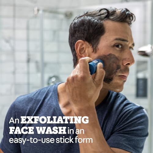 Oars + Alps Charcoal Exfoliating Face Wash Stick 1.4oz 2-Pack Travel Friendly