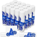 24 Pcs Cheer Lip Balm Bulk Cheer Teams Camp Gifts Pom Pom Leaders Party Favors Gear Lip Balm Valentine's Day Gift for Competitive Party Guest Supplies(Blue and White)