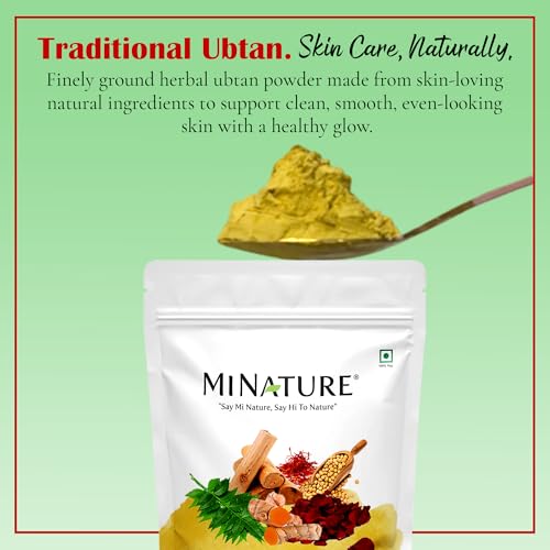minature Ubtan Powder| 227g (8oz), Turmeric, Barley, Chickpeas, Neem, Sandalwood, Mograflower, Saffron & Rose Petal |Traditional DIY Pack | From India