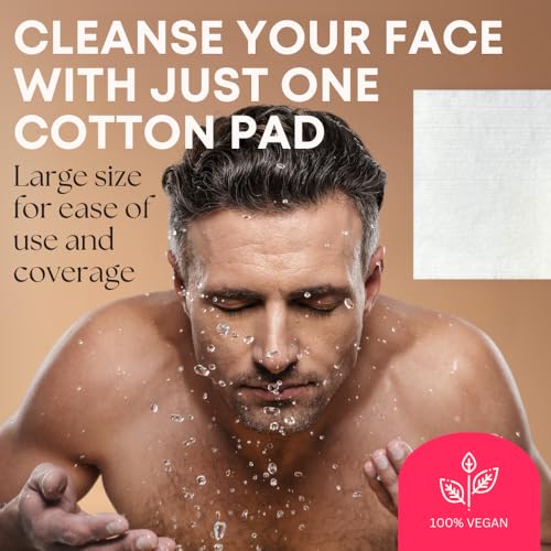 Swisspers Premium Facial Cleansing Pads XL, Cotton, Pack of 6