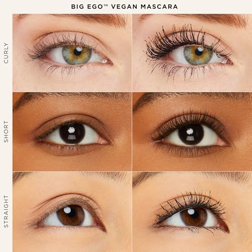tarte big ego mascara – ultra-black vegan long-wear 0.23 oz