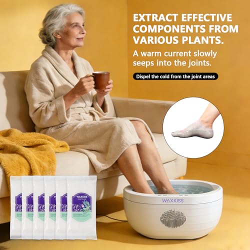 Paraffin Wax for Hands & Feet - Cinnamon & Peppermint, 6-Pack Spa Quality