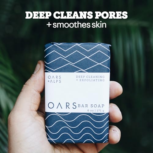 Men's Exfoliating & Moisturizing Bar Soap Set - Blue Charcoal & Shea Butter, 6oz, 3 Pack